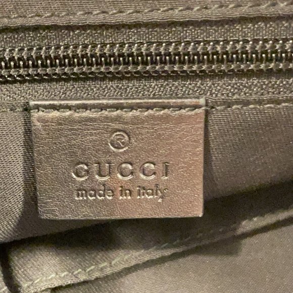 GUCCI monogram black canvas crossbody / shoulder purse unisex - Picture 6 of 15